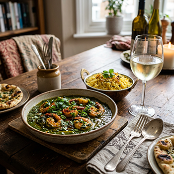 King Prawn Palak