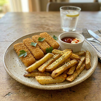 Fish Fingers and Chips