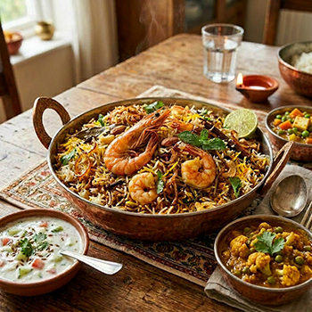 Prawn Biryani