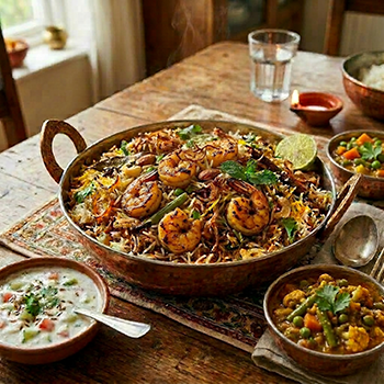 King Prawn Biryani