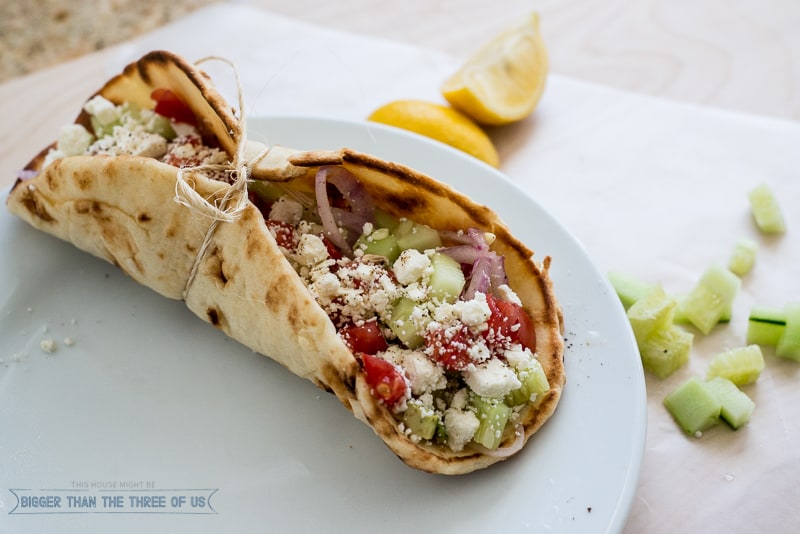 Chicken Tikka Naan Wrap